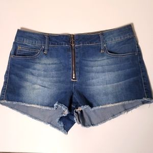Sky and Sparrow Denim Zipper Shorts Size 11